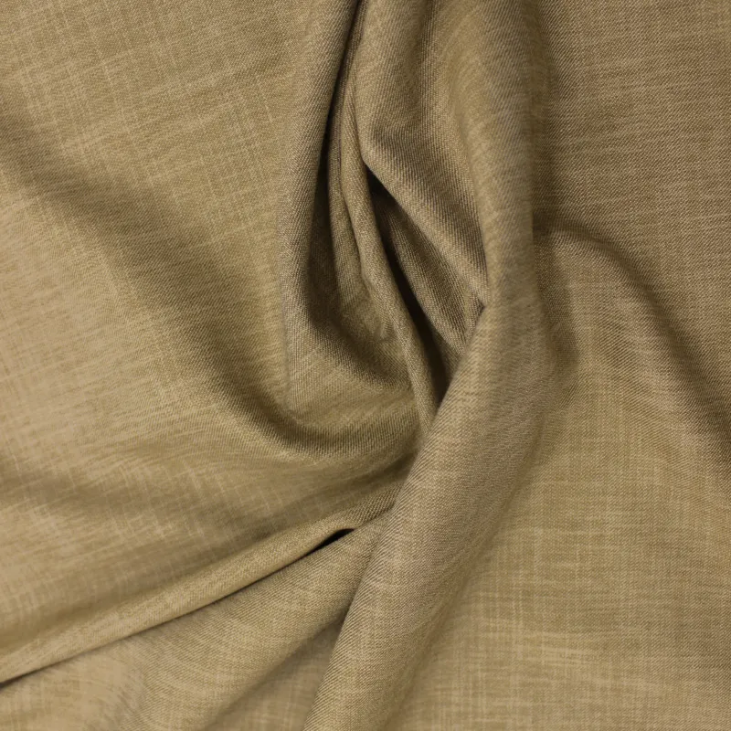 Tessuto poliviscosa estivo cammello effetto melange | IL TESSUTAIO