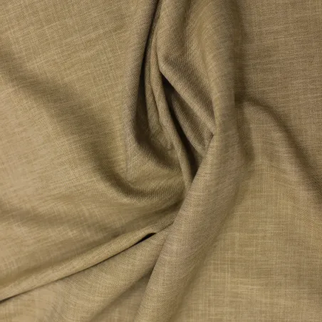 Tessuto poliviscosa estivo cammello effetto melange | IL TESSUTAIO