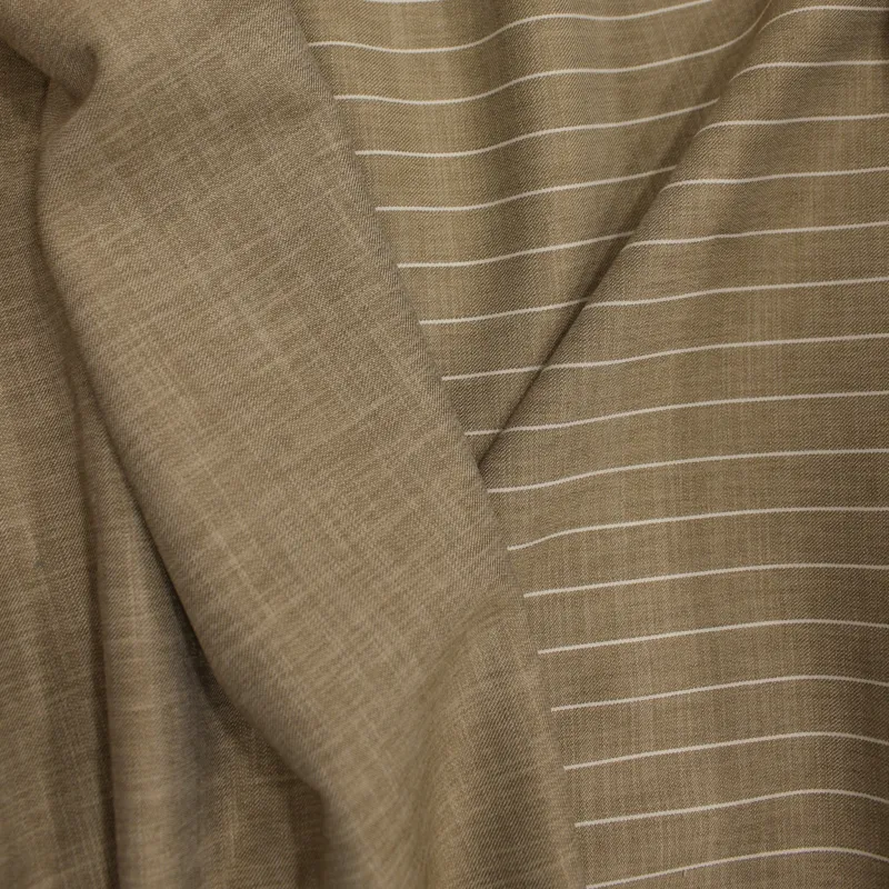Tessuto poliviscosa estivo cammello effetto melange | IL TESSUTAIO