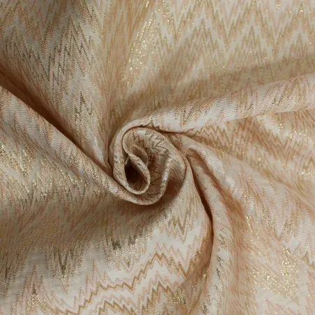 Jacquard lurex colore rosa e oro | Tessuti cerimonia
