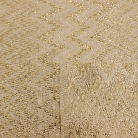 Jacquard ad onde colore oro| Tessuti cerimonia donna