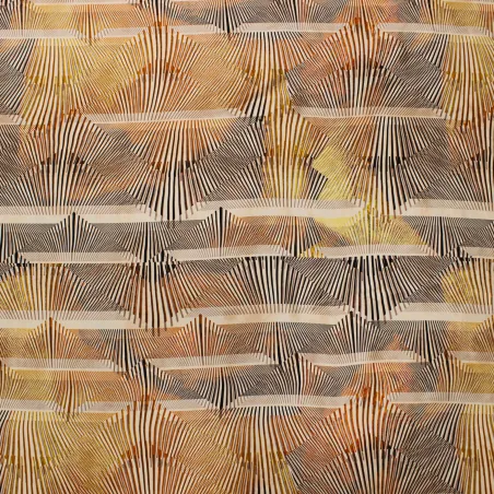 Tessuto pura seta italiana fantasia astratta - Tessuti  Made in Italy