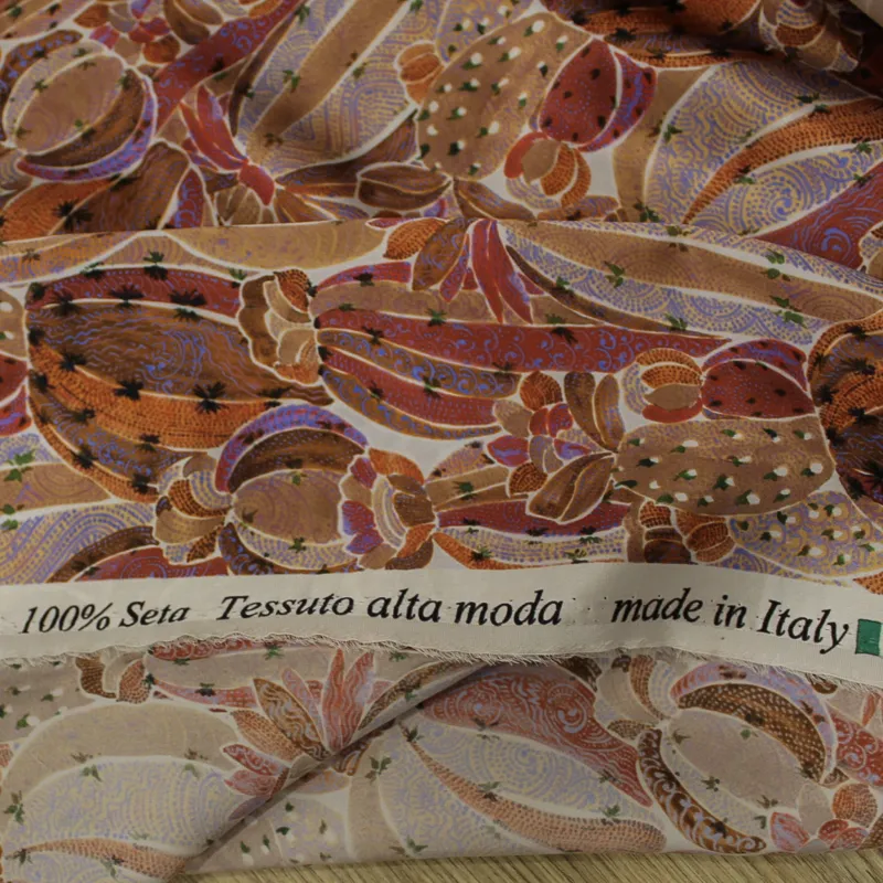 Tessuto pura seta fantasia - Tessuti Pregiati camicia | Made in Italy