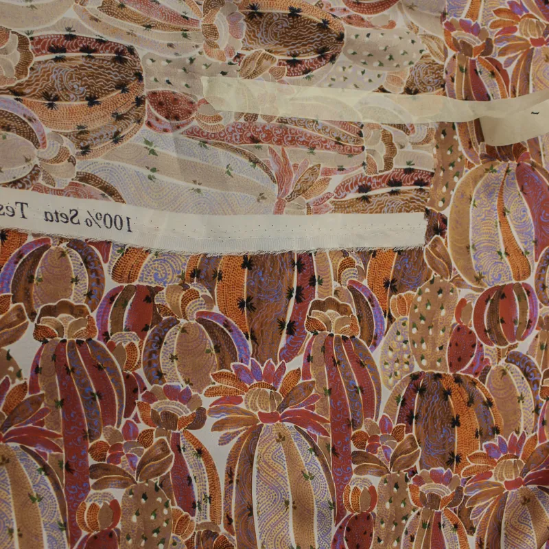 Tessuto pura seta fantasia - Tessuti Pregiati camicia | Made in Italy