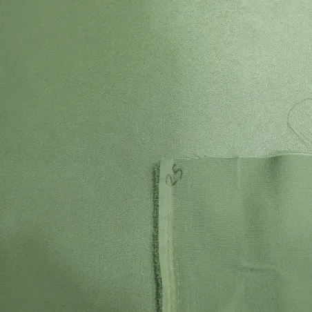 Tessuto di raso elasticizzato double verde | iltessutaio.it