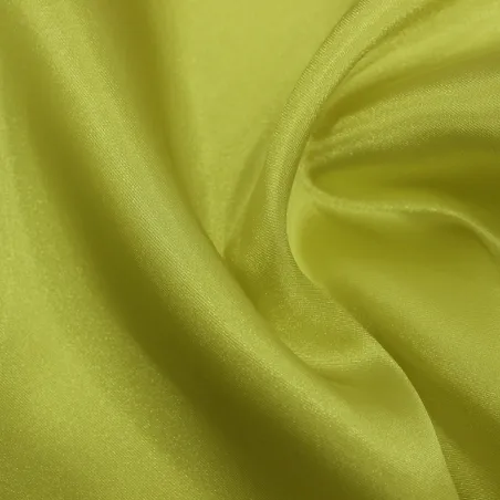 Tessuto Mikado verde lime  | Tessuti alta cerimonia