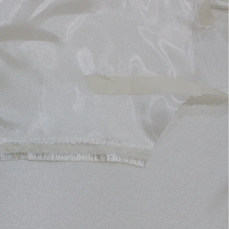 Tessuto Mikado di colore bianco | Tessuti alta cerimonia