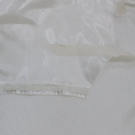 Tessuto Mikado di colore bianco | Tessuti alta cerimonia