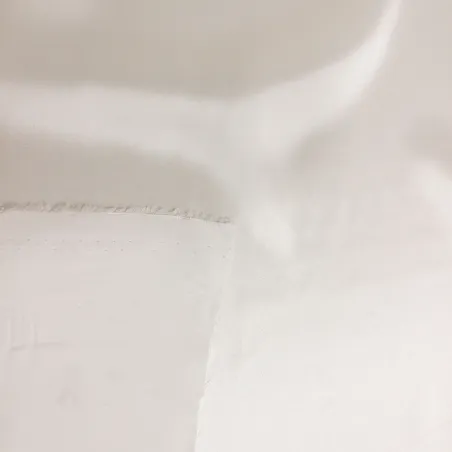 Tessuto raso in pura seta italiana bianco  - Tessuti Pregiati