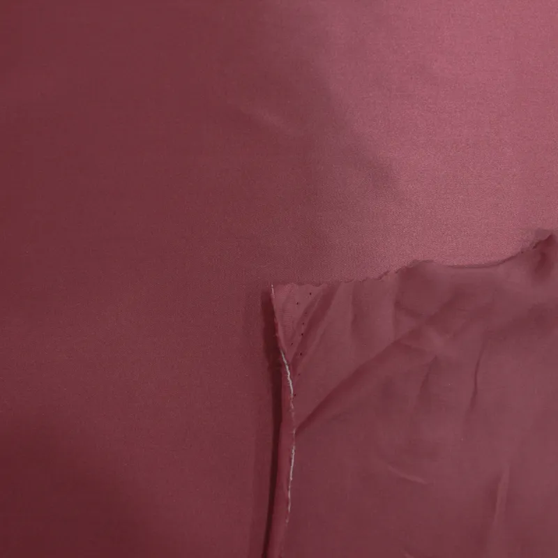 Raso in pura seta italiana bordeaux - Tessuti pregiati cerimonia donna