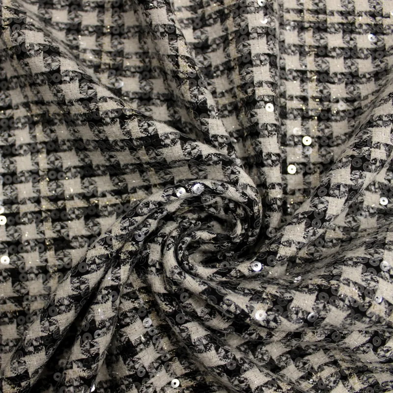 TESSUTO CHANEL CON PAILLETTES | ABBIGLIAMENTO DONNA