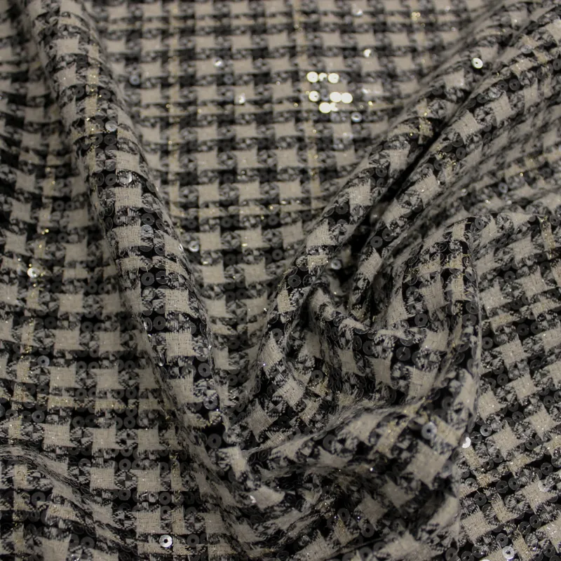 TESSUTO CHANEL CON PAILLETTES | ABBIGLIAMENTO DONNA