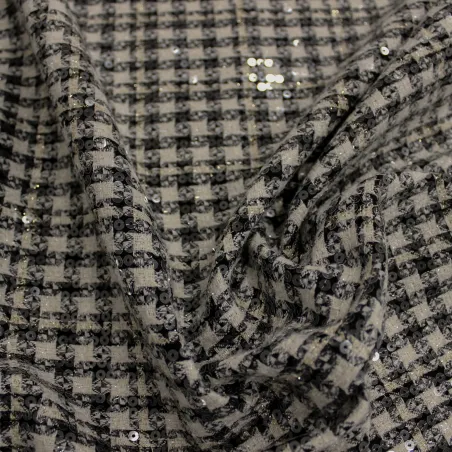 TESSUTO CHANEL CON PAILLETTES | ABBIGLIAMENTO DONNA