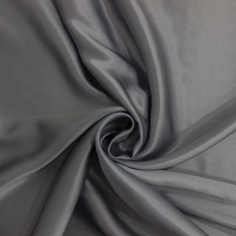 Tessuto in seta grigio perla  - Tessuti pregiati per  cerimonia donna