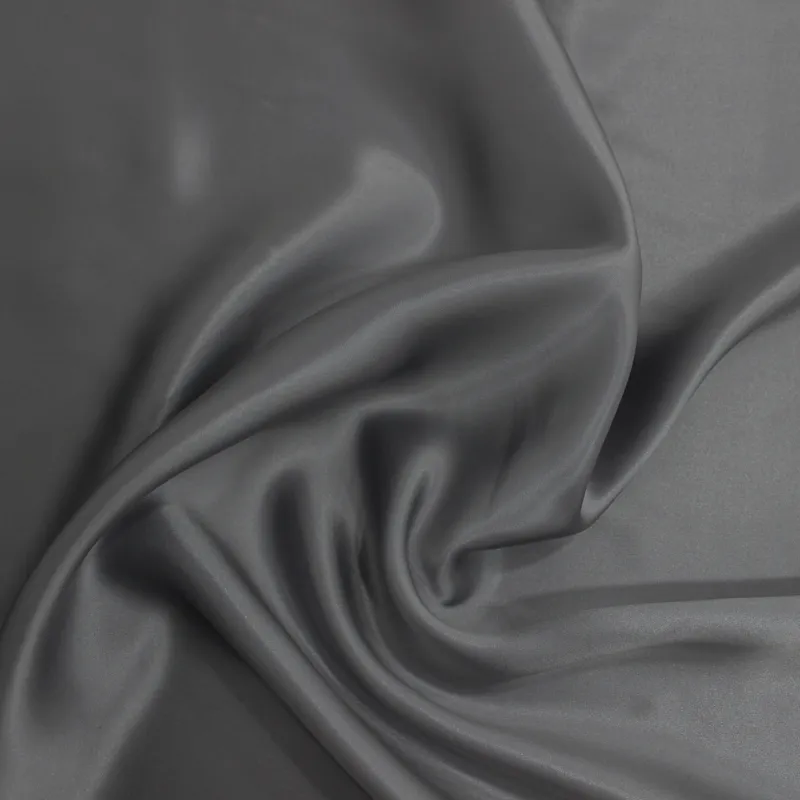 Tessuto in seta grigio perla  - Tessuti pregiati per  cerimonia donna