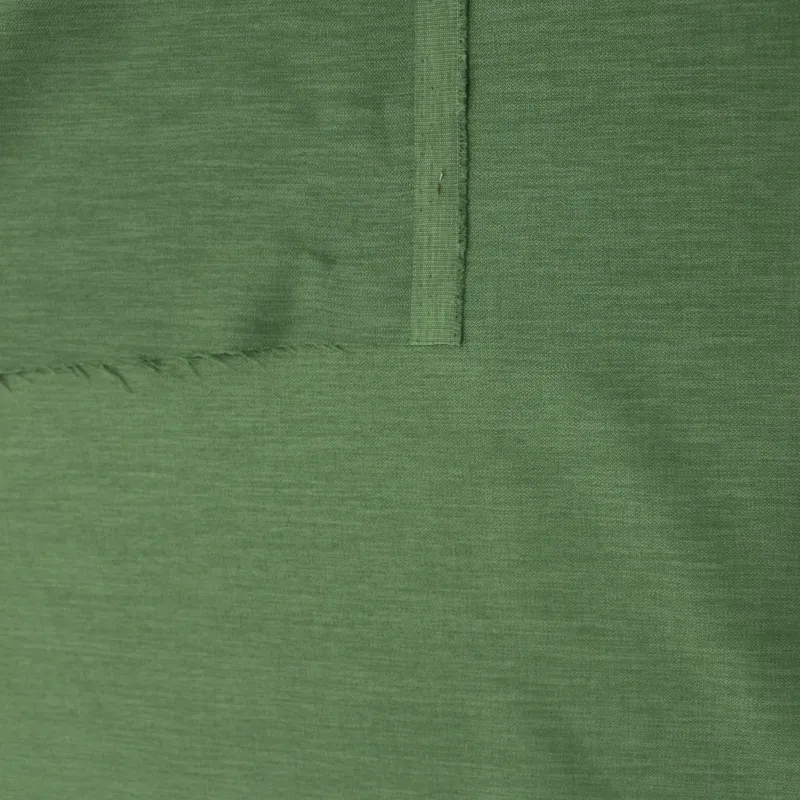 Tessuto Poliviscosa Estivo Verde Melange | Abbigliamento Elegante Uomo