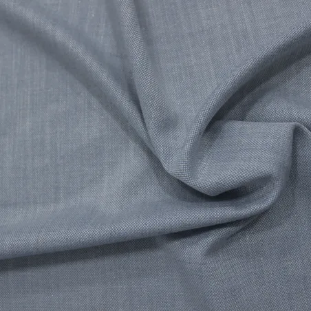 Tessuto poliviscosa lurex celeste  | abbigliamento cerimonia donna