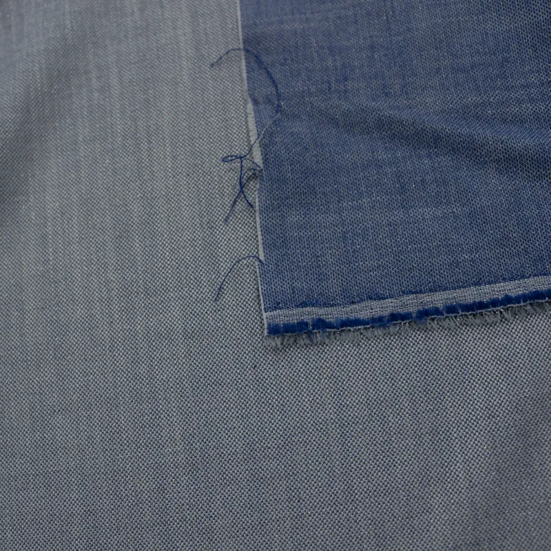 Tessuto Poliviscosa Estivo Melange Blu |Moda, Cerimonia e Abiti Donna