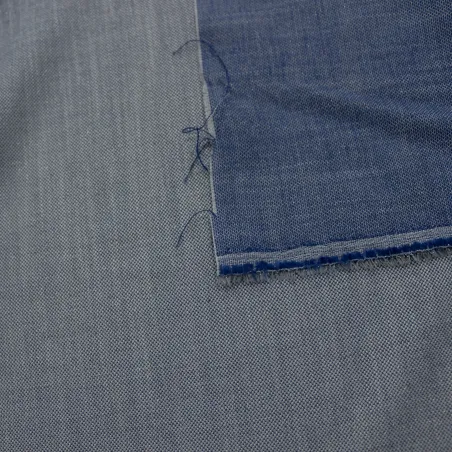 Tessuto Poliviscosa Estivo Melange Blu |Moda, Cerimonia e Abiti Donna