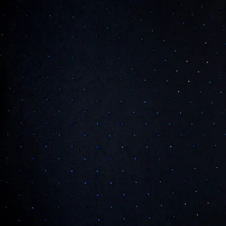 Punto Milano con Strass | Tessuto tailleur donna - Blu