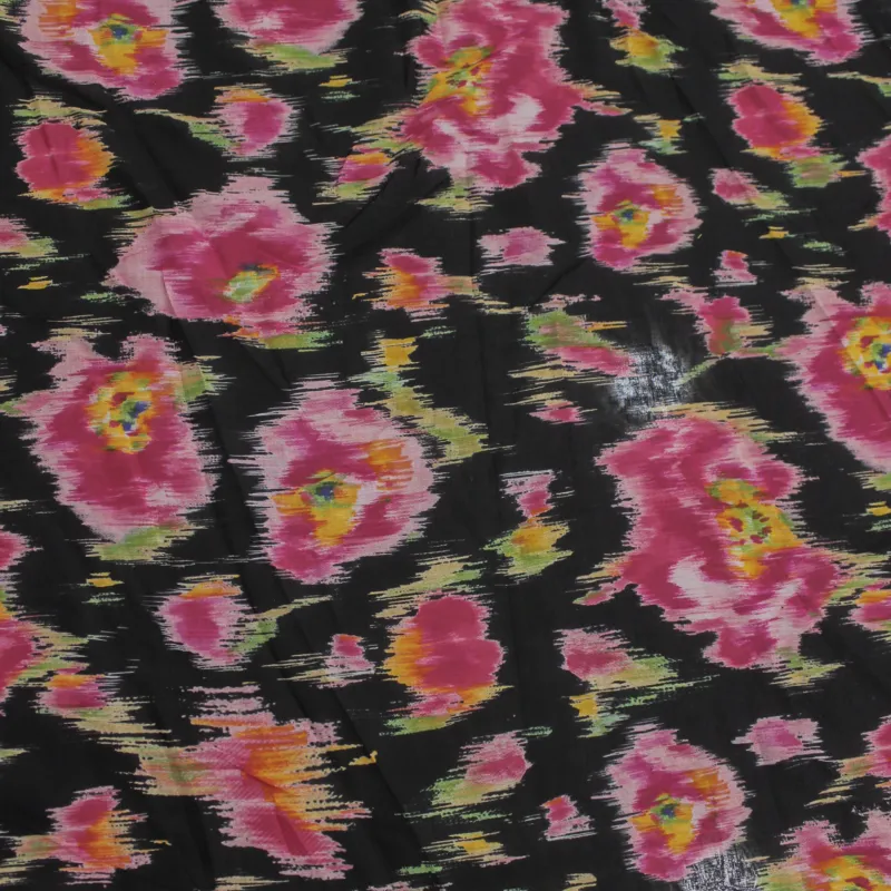 Mussola di cotone fantasia floreale | Tessuti Made in Italy