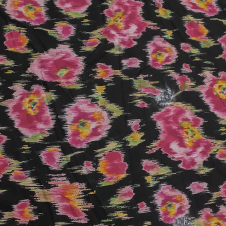 Mussola di cotone fantasia floreale | Tessuti Made in Italy