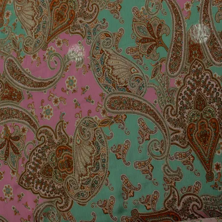Tessuto Chiffon stampato | tessuti per Abito Donna