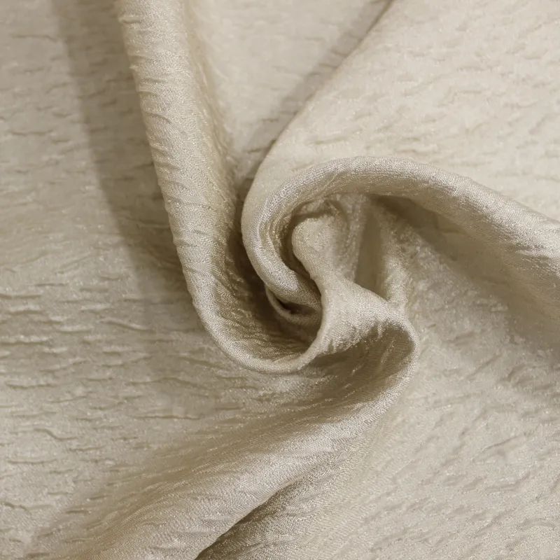 Tessuto jacquard Rombi Panna  | Abbigliamento donna Cerimonia