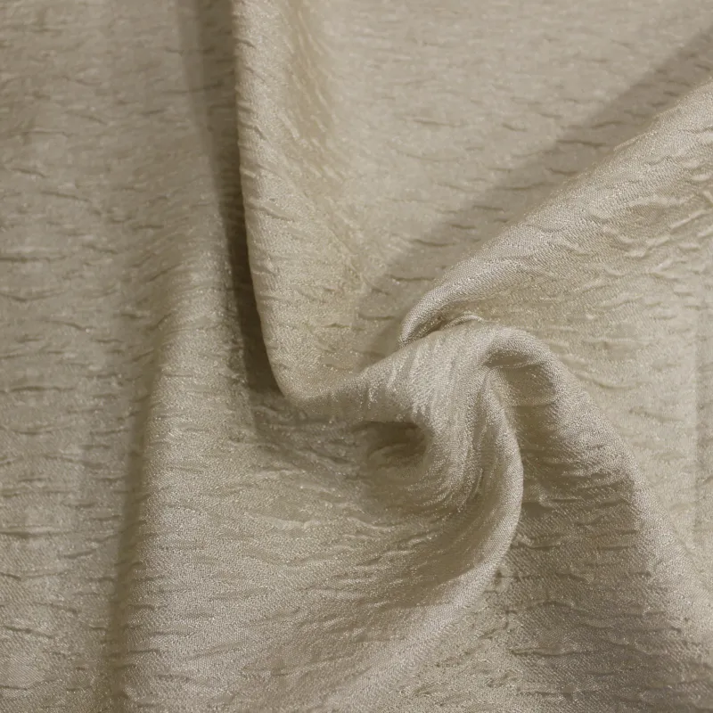 Tessuto jacquard Rombi Panna  | Abbigliamento donna Cerimonia