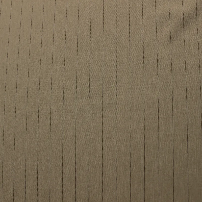 Tessuto Gessato  beige-Nero | Stile ed eleganza per la moda