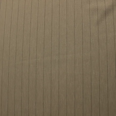 Tessuto Gessato  beige-Nero | Stile ed eleganza per la moda