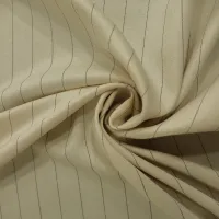 TESSUTO POLIVISCOSA GESSATO -  PANNA/NERO