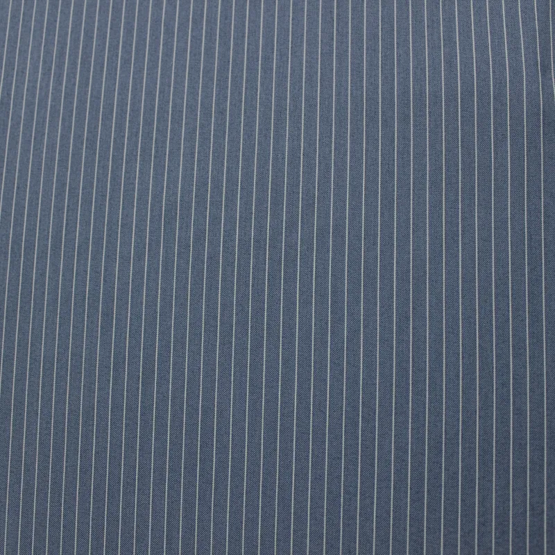 Poliviscosa gessato blu | Tessuti per cerimonia