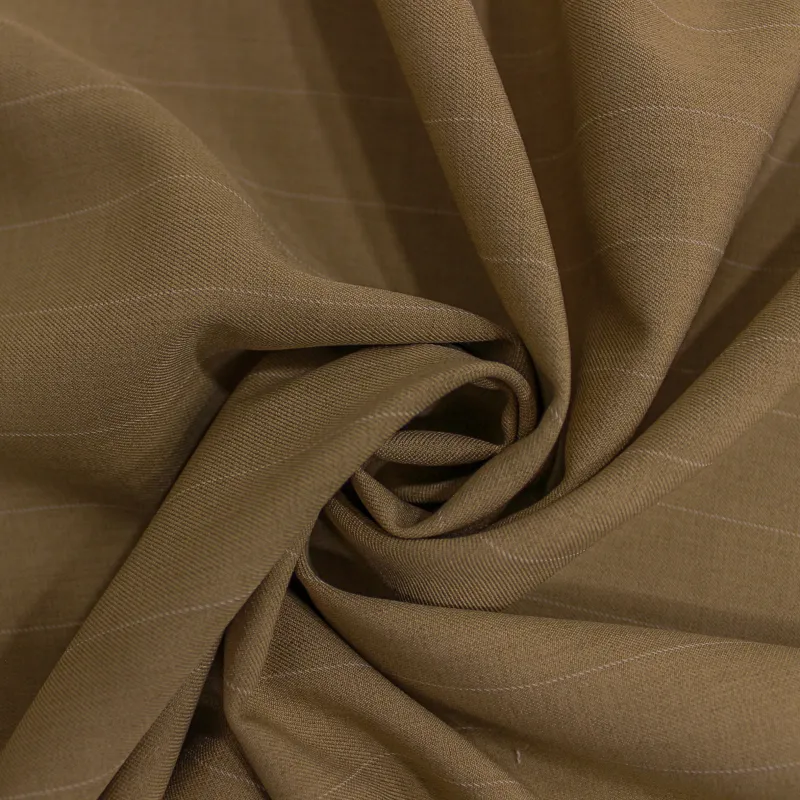 Tessuto Gessato Cammello | Tessuti per cerimonia