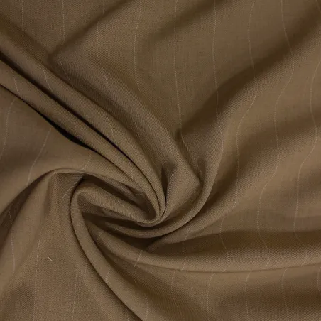 Tessuto Gessato Cammello | Tessuti per cerimonia