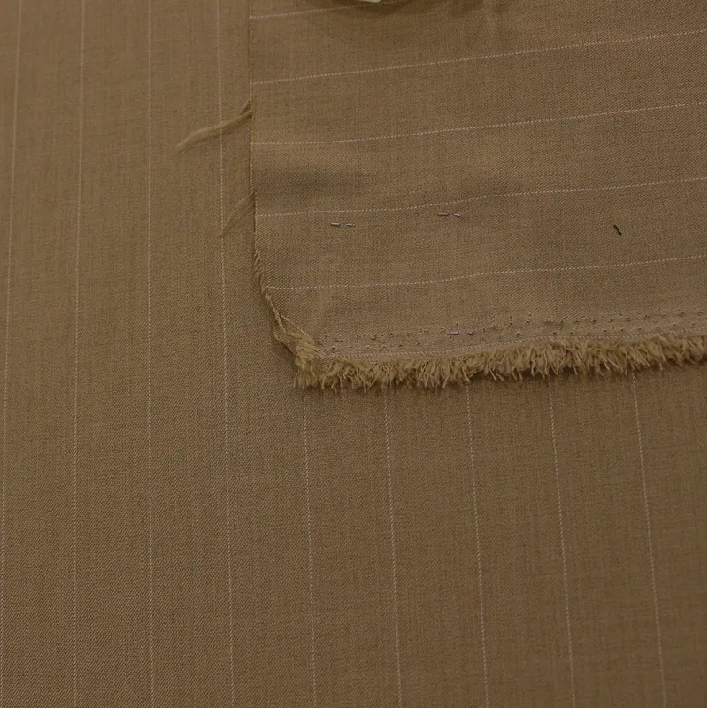 Tessuto Gessato Cammello | Tessuti per cerimonia