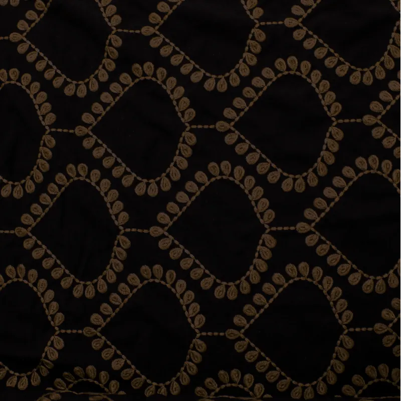 Tessuto di cotone ricamato| Tessuti per abbigliamento donna