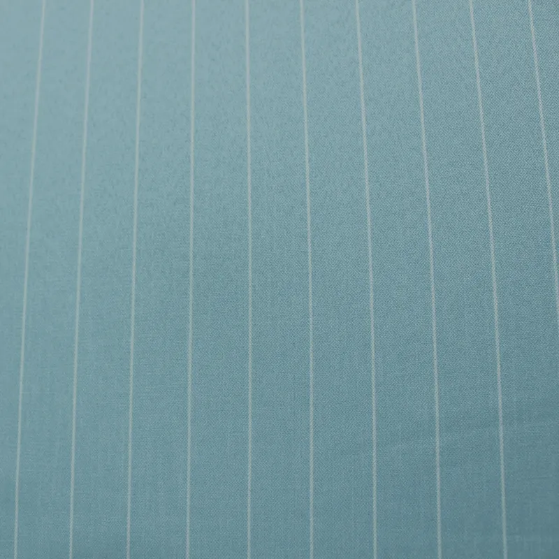 Tessuto Poliviscosa Gessato Celeste | Tessuti casual Donna