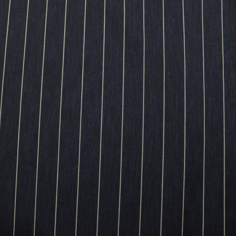 Tessuto Gessato Blu Scuro | Abbigliamento Cerimonia Donna e Uomo