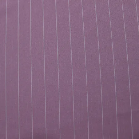 Tessuto Poliviscosa Gessato Rosa | Eleganza e Comfort per Moda Donna