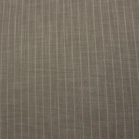 Tessuto gessato melange beige | Tessuti per cerimonia Uomo e Donna