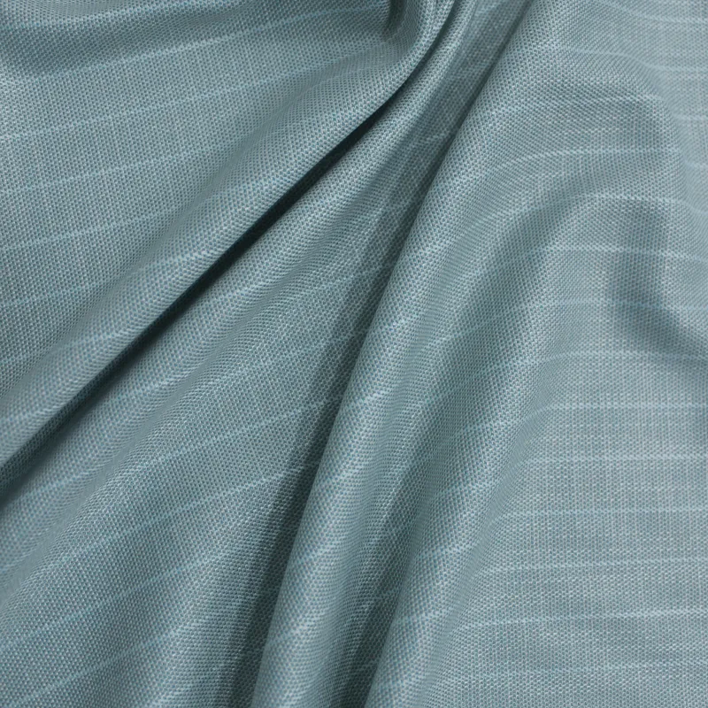 Tessuto gessato melange verde acqua | Tessuti per completi