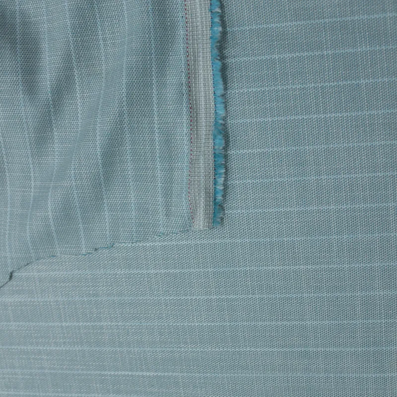 Tessuto gessato melange verde acqua | Tessuti per completi