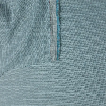 Tessuto gessato melange verde acqua | Tessuti per completi