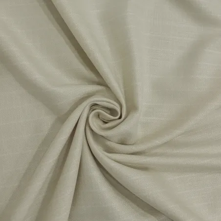 Tessuto in poliviscosa gessato panna | Tessuto per Completi Donna