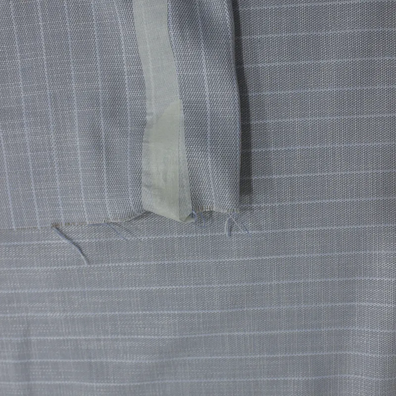 Tessuto gessato grigio-bianco | Tessuti per cerimonia Donna