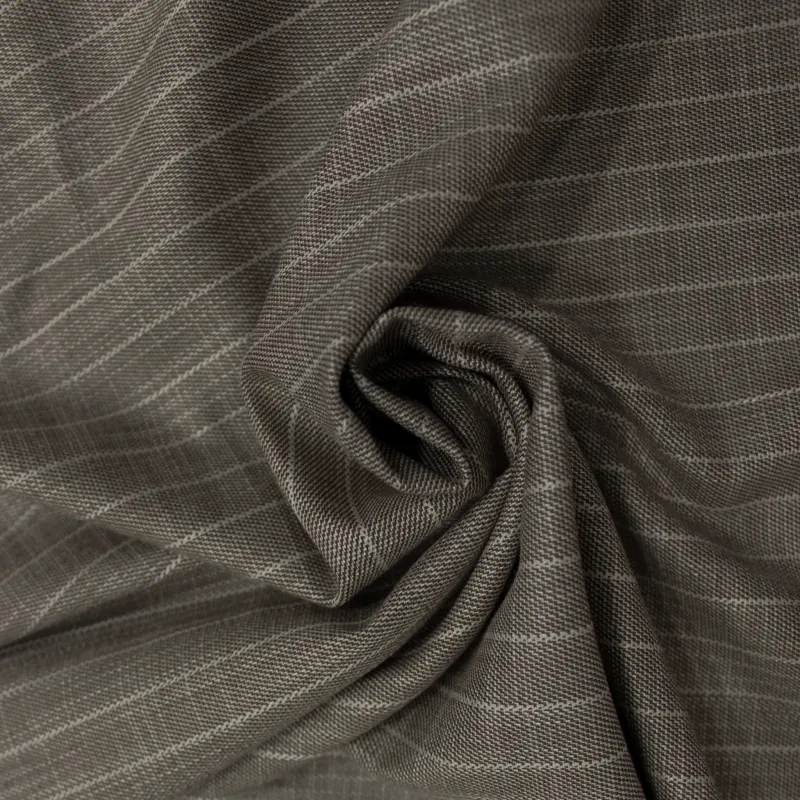 Tessuto gessato marrone | Tessuti per Completi Uomo