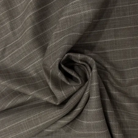 Tessuto gessato marrone | Tessuti per Completi Uomo