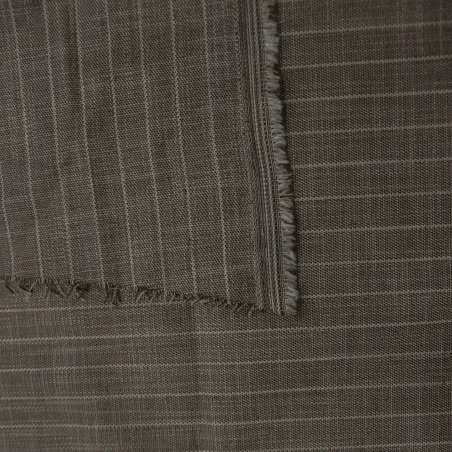 Tessuto gessato marrone | Tessuti per Completi Uomo