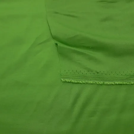 Tessuto Raso di Viscosa Verde | Tessuti di alta qualità